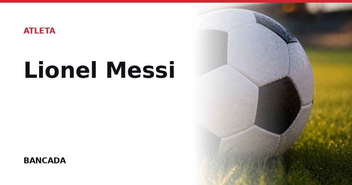 Card BANCADA de Lionel Messi