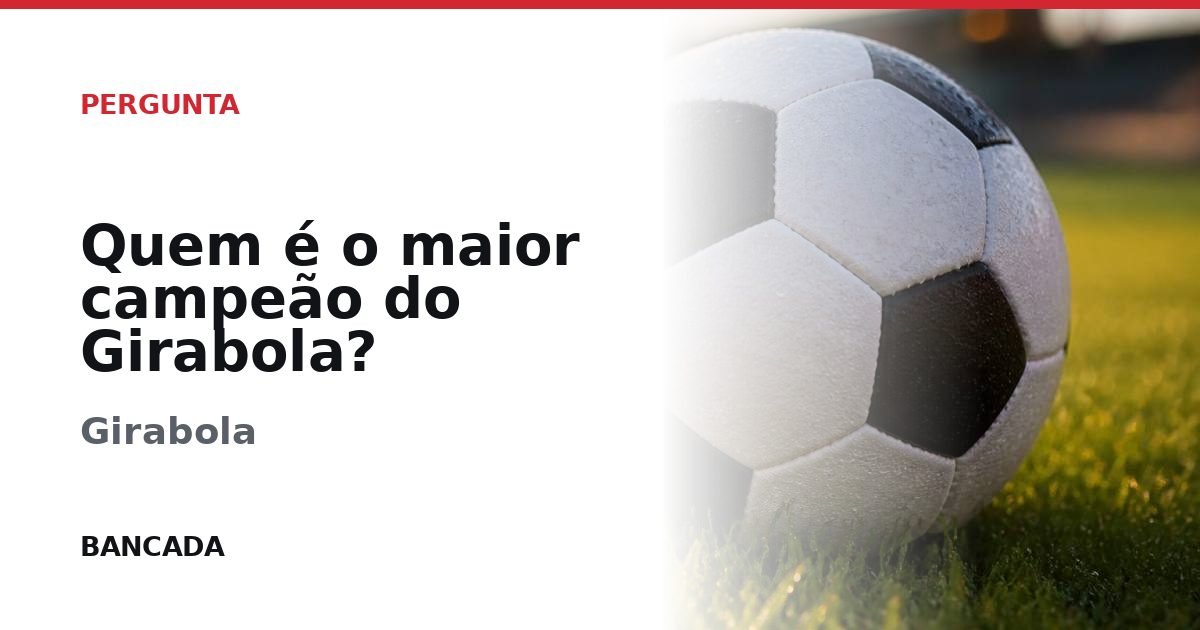 Card BANCADA de Quem é o maior campeão do Girabola?