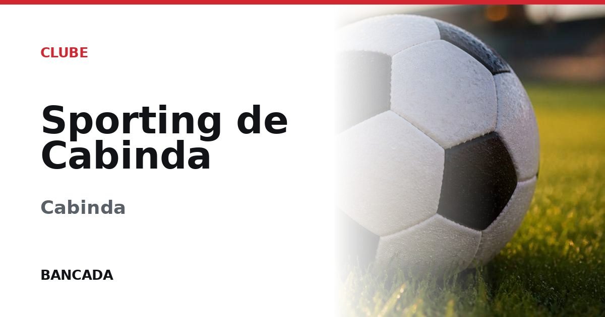 Card BANCADA de Sporting de Cabinda