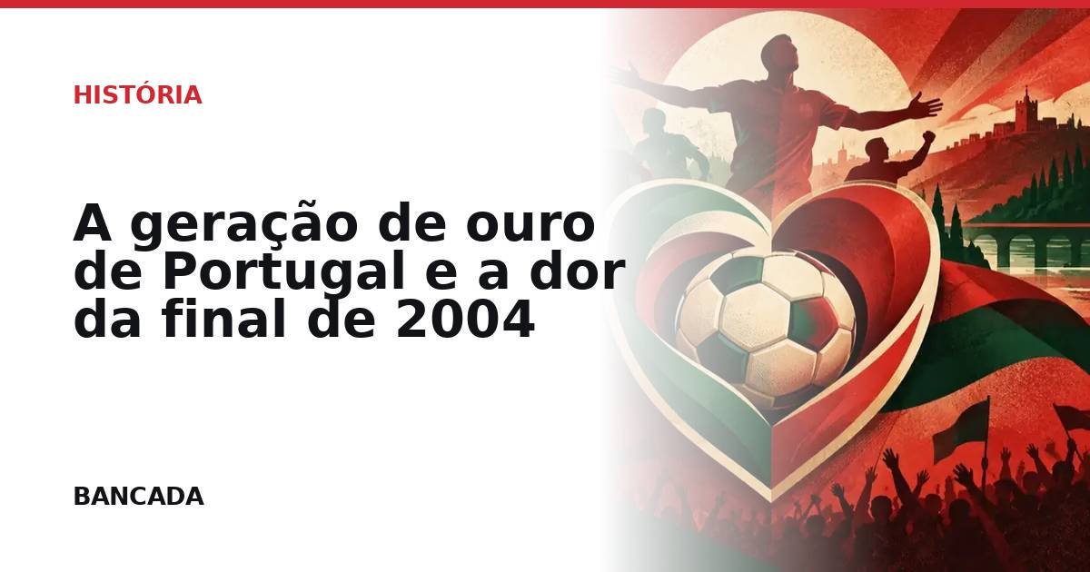 Card BANCADA de A geração de ouro de Portugal e a dor da final de 2004