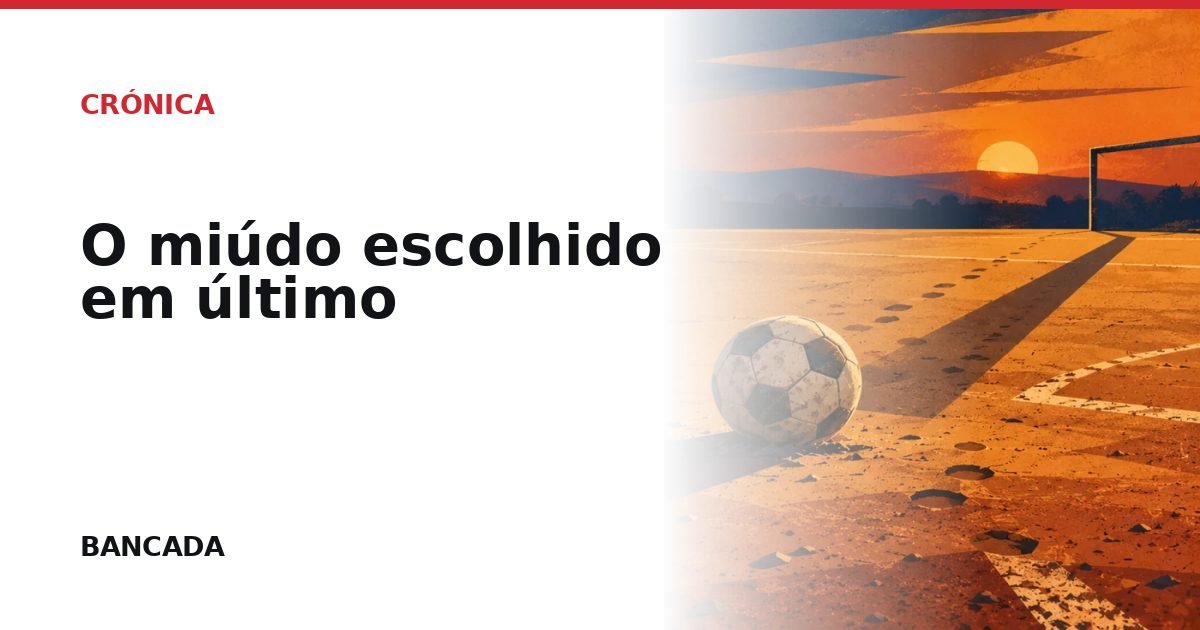Card BANCADA de O miúdo escolhido em último